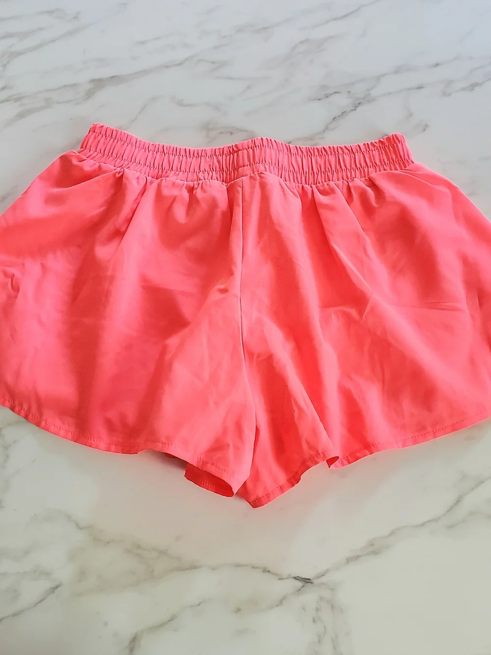 Gap Kids Girl's Quick-Dry Butterfly-Hem Run Shorts Sz. XL (12) Pink EUC